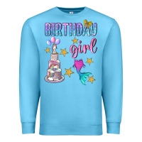 Ocean Blue birthday girl Premium Sweatshirt - BundleAndBundleShop