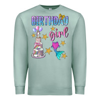 Seafoam birthday girl Premium Sweatshirt - BundleAndBundleShop