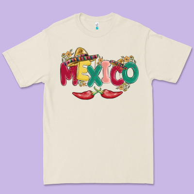 Mexico Premium Tee Designed By Maliassmallbusiness