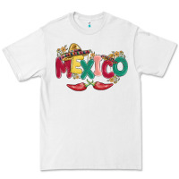 White mexico Premium Tee - MaliasSmallBusiness