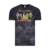 Cloud Black smoke away a sh tty day Vintage Tee - Artiststas