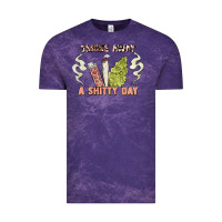 Cloud Purple smoke away a sh tty day Vintage Tee - Artiststas
