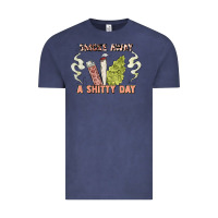 Vintage Denim smoke away a sh tty day Vintage Tee - Artiststas