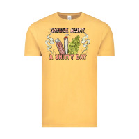 Vintage Mustard smoke away a sh tty day Vintage Tee - Artiststas