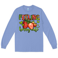 Colony Blue feeling berry cute strawberry Long Sleeve Tee - Jasminsmagicworld