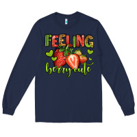 Navy feeling berry cute strawberry Long Sleeve Tee - Jasminsmagicworld