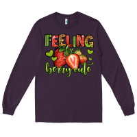 Plum feeling berry cute strawberry Long Sleeve Tee - Jasminsmagicworld