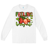 White feeling berry cute strawberry Long Sleeve Tee - Jasminsmagicworld