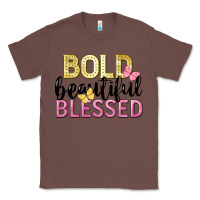 Chestnut bold beautiful blessed Classic Tee - LillyAllenDesigns