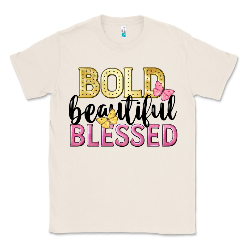 Bold Beautiful Blessed Classic Tee by LillyAllenDesigns | Teevron