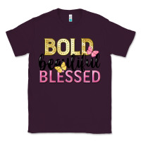 Plum bold beautiful blessed Classic Tee - LillyAllenDesigns