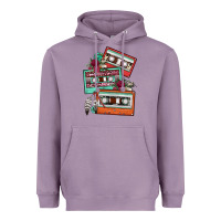 Cassette Floral Gemstone Heavyweight Hoodie | Teevron