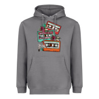 Storm cassette floral gemstone Heavyweight Hoodie - FaDigitalArtStudio