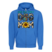 True Royal kinda busy being a dog mom Zipper Hoodie - OliviaCreatesArt