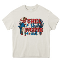 Cream chill the fourth out malia Heavy Core Tee - MaliasSmallBusiness