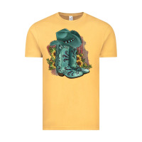 Vintage Mustard Turquoise Cowboy Boots Vintage Tee - JahusDesignShop