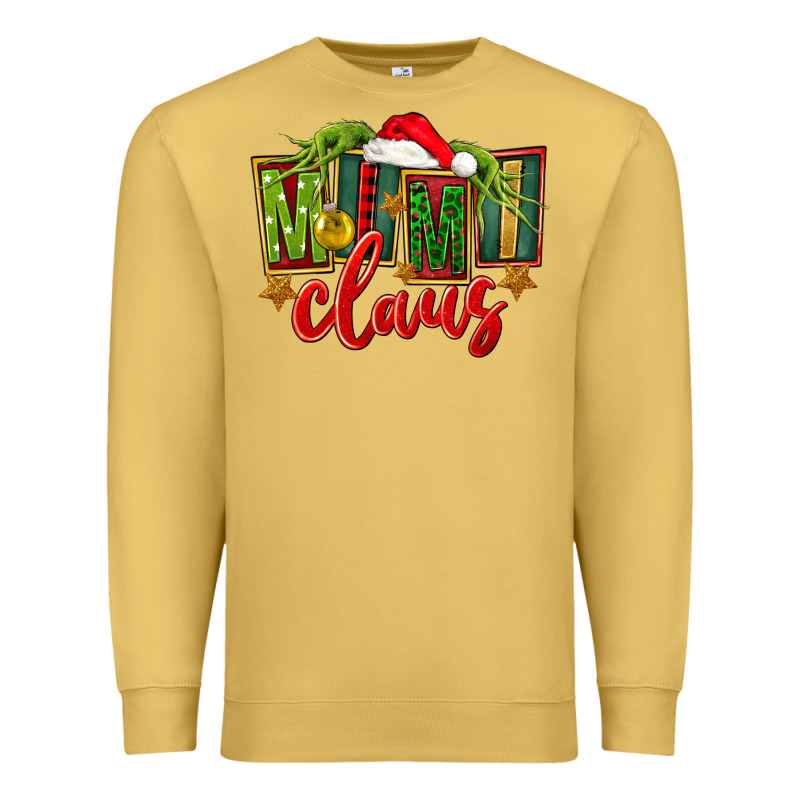 Christmas Mimi Claus Premium Sweatshirt by FaDigitalArtStudio | Teevron