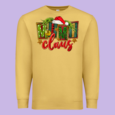Christmas Mimi Claus Premium Sweatshirt Designed By Fadigitalartstudio