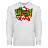 Oatmeal Heather christmas mimi claus Premium Sweatshirt - FaDigitalArtStudio