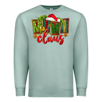 Seafoam christmas mimi claus Premium Sweatshirt - FaDigitalArtStudio