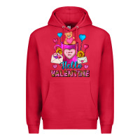 Cardinal hello valentine valentines day coffee mug Premium Hoodie - FaDigitalArtStudio