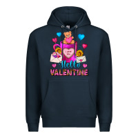 Navy hello valentine valentines day coffee mug Premium Hoodie - FaDigitalArtStudio