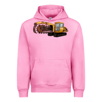 Fuchsia Pink Thencher Chain Urban Hoodie - LillyAllenDesigns