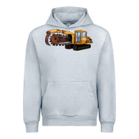 Heather Grey Thencher Chain Urban Hoodie - LillyAllenDesigns