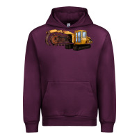 Mauve Wine Thencher Chain Urban Hoodie - LillyAllenDesigns
