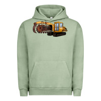 Pigment Oil Green Thencher Chain Urban Hoodie - LillyAllenDesigns