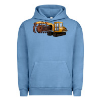 Pigment Pebble Blue Thencher Chain Urban Hoodie - LillyAllenDesigns
