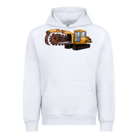 White Thencher Chain Urban Hoodie - LillyAllenDesigns