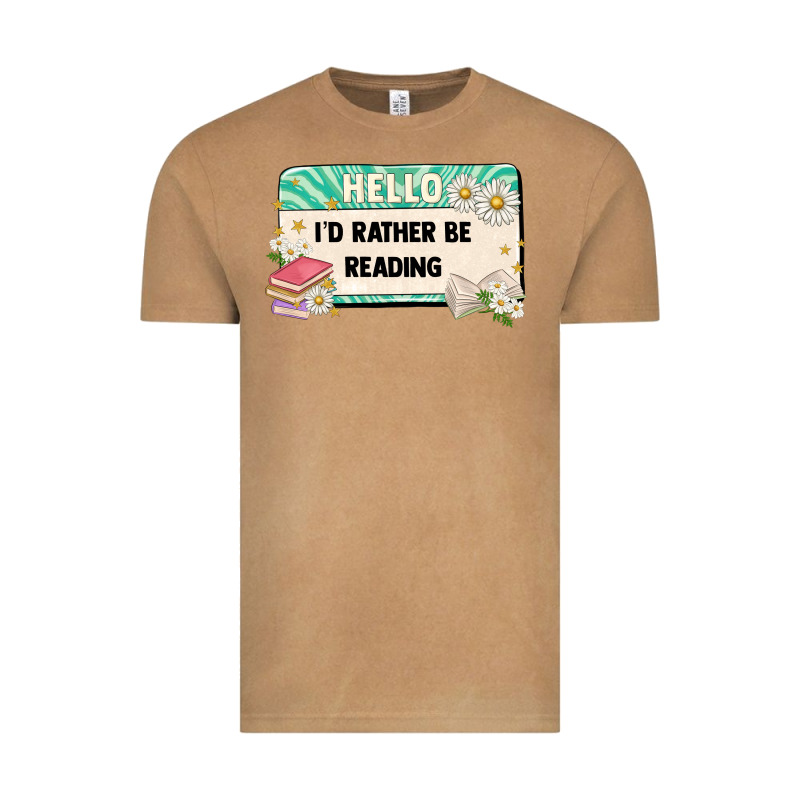 Hello Id Rather Be Reading Vintage Tee by Artiststas | Teevron