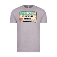 Vintage Zinc hello id rather be reading Vintage Tee - Artiststas