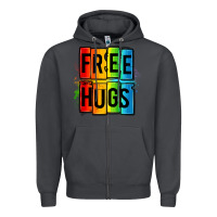 Smoke free hugs Zipper Hoodie - OliviaCreatesArt