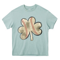 Arona baseball distressed shamrock Heavy Core Tee - MaliasSmallBusiness