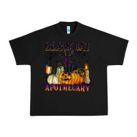 Black black cat apothecary Urban Heavy Tee - BarkalooDesign