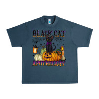 Midnight Navy black cat apothecary Urban Heavy Tee - BarkalooDesign