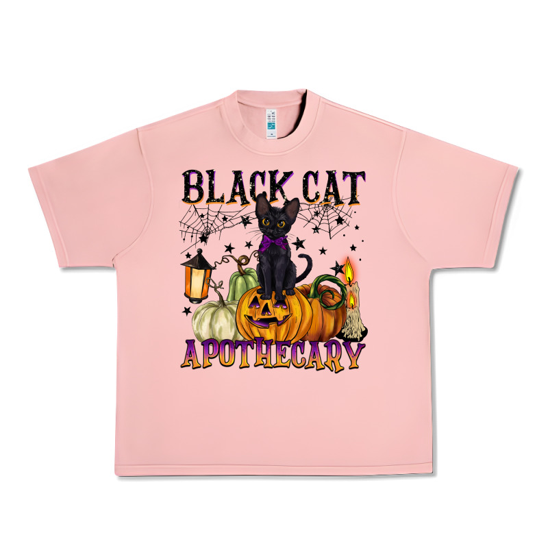 Black Cat Apothecary Urban Heavy Tee by BarkalooDesign | Teevron