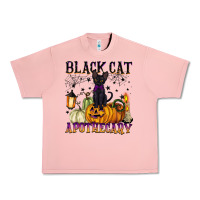 Salmon black cat apothecary Urban Heavy Tee - BarkalooDesign