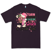 Plum torn between lookin' like a snack and eatin' one Premium Tee - MaliasSmallBusiness