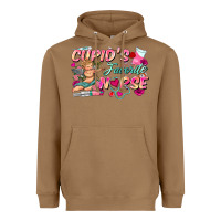 Toasted Coconut cupid's favorite nurse Heavyweight Hoodie - FaDigitalArtStudio