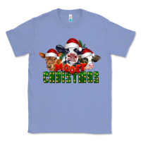 Colony Blue Mooey Christmas Cows Classic Tee - LillyAllenDesigns