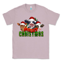 Lilac Mooey Christmas Cows Classic Tee - LillyAllenDesigns