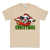 Mushroom Mooey Christmas Cows Classic Tee - LillyAllenDesigns