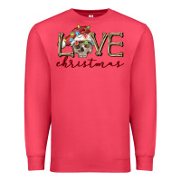 Cardinal skull love christmas Premium Sweatshirt - FaDigitalArtStudio