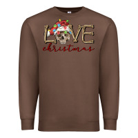 Chestnut skull love christmas Premium Sweatshirt - FaDigitalArtStudio