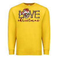 Lemon skull love christmas Premium Sweatshirt - FaDigitalArtStudio