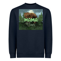 Navy Mama bear tumbler Heavyweight Sweatshirt - HowdyJamesFarm