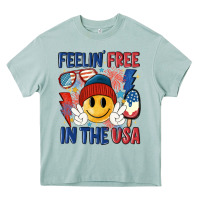 Arona feelin free in the usa Heavy Core Tee - MaliasSmallBusiness